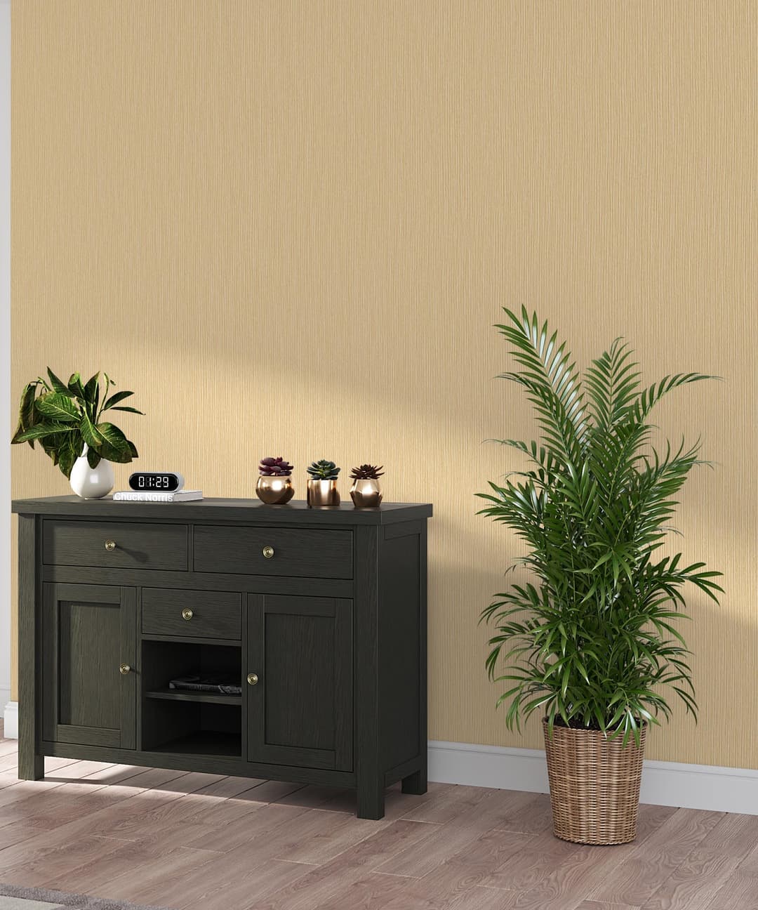 Honey Beige Texture Wallpaper