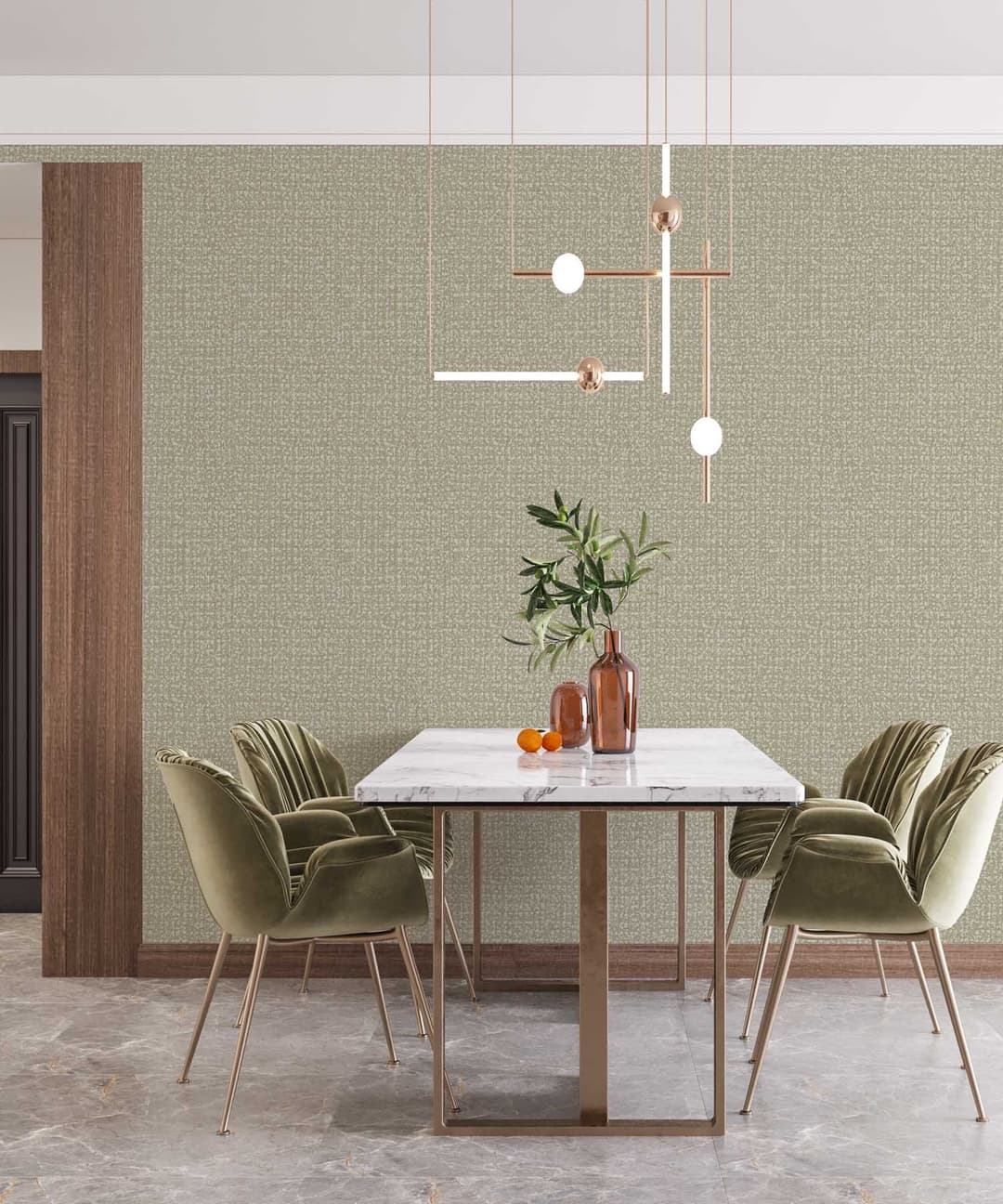 Taupe Weave Wallpaper