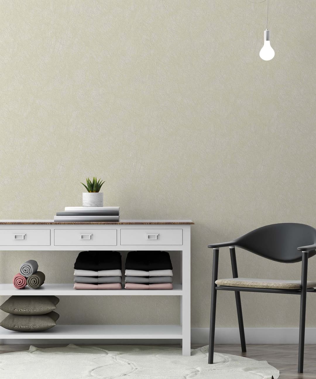 Vanilla Dust Textured Wallpaper
