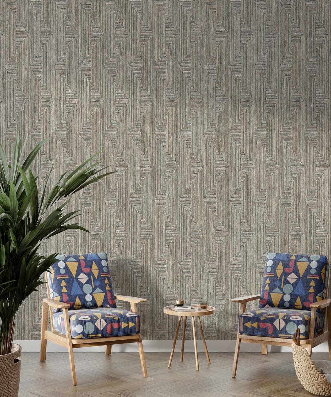 Elegant Chevron Design Wallpaper