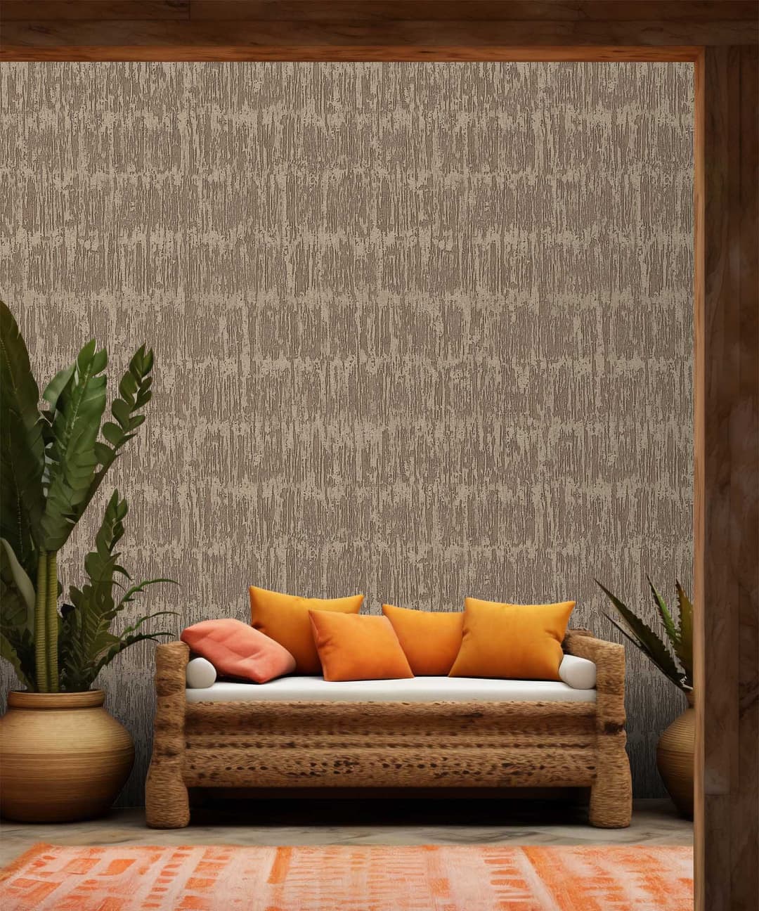 Organic Grain Texture Wallpaper