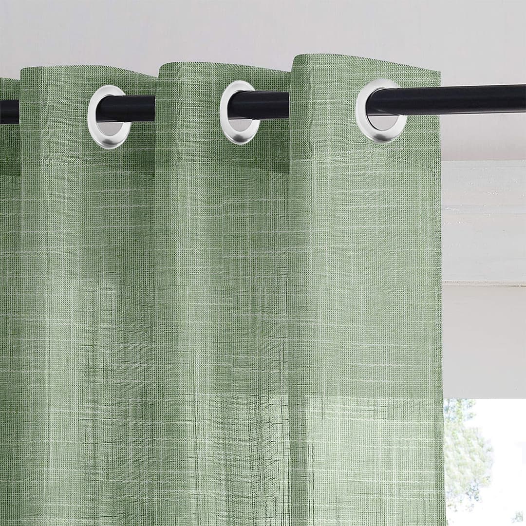 Sage Green Sheer – Soft and refreshing green for a natural touch.