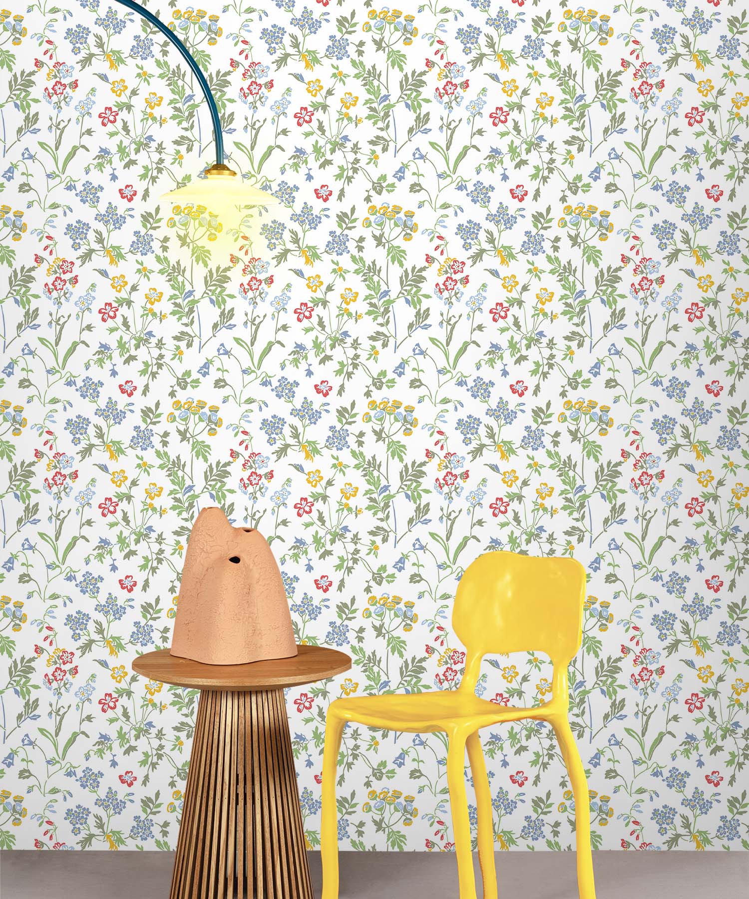 Wildflower Meadow Botanical Wallpaper for Wall Design