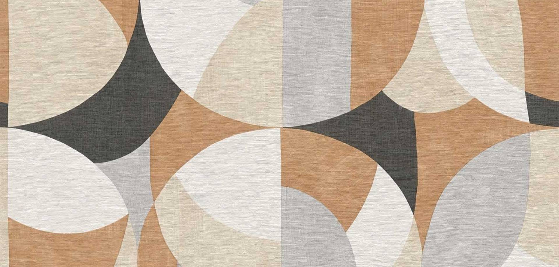 Modern Earth Geometric Wallpaper