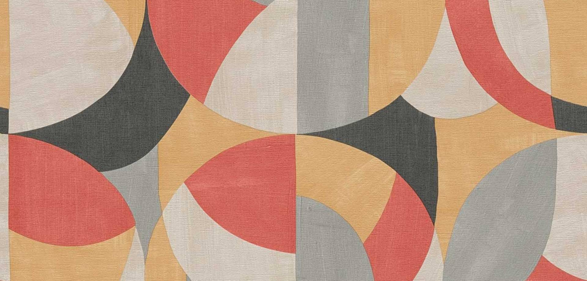 Sunset Fusion Geometric Wallpaper