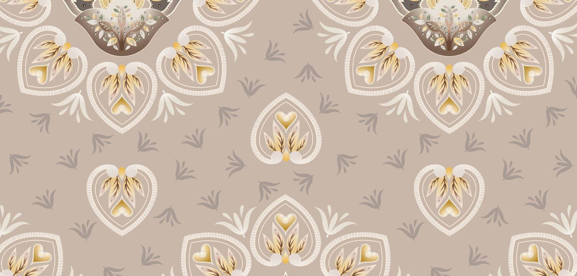 Zari Lotus Whispers Wallpaper