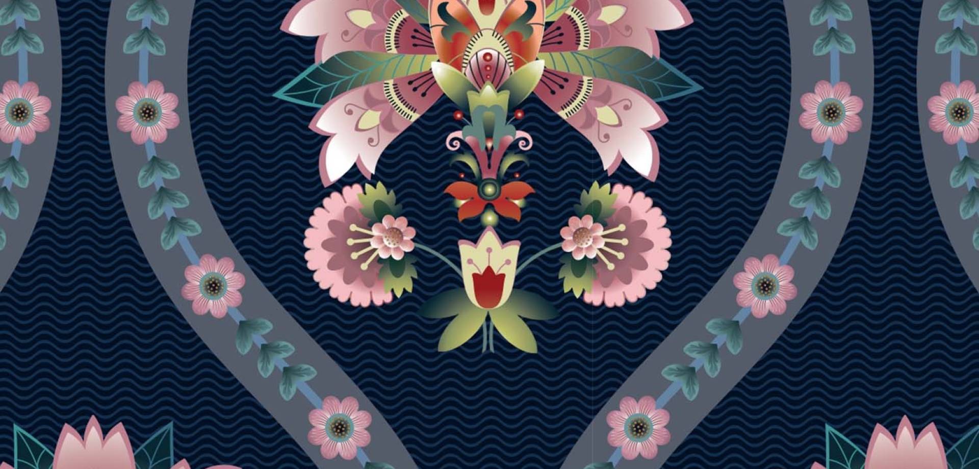 Midnight Bloom Wave