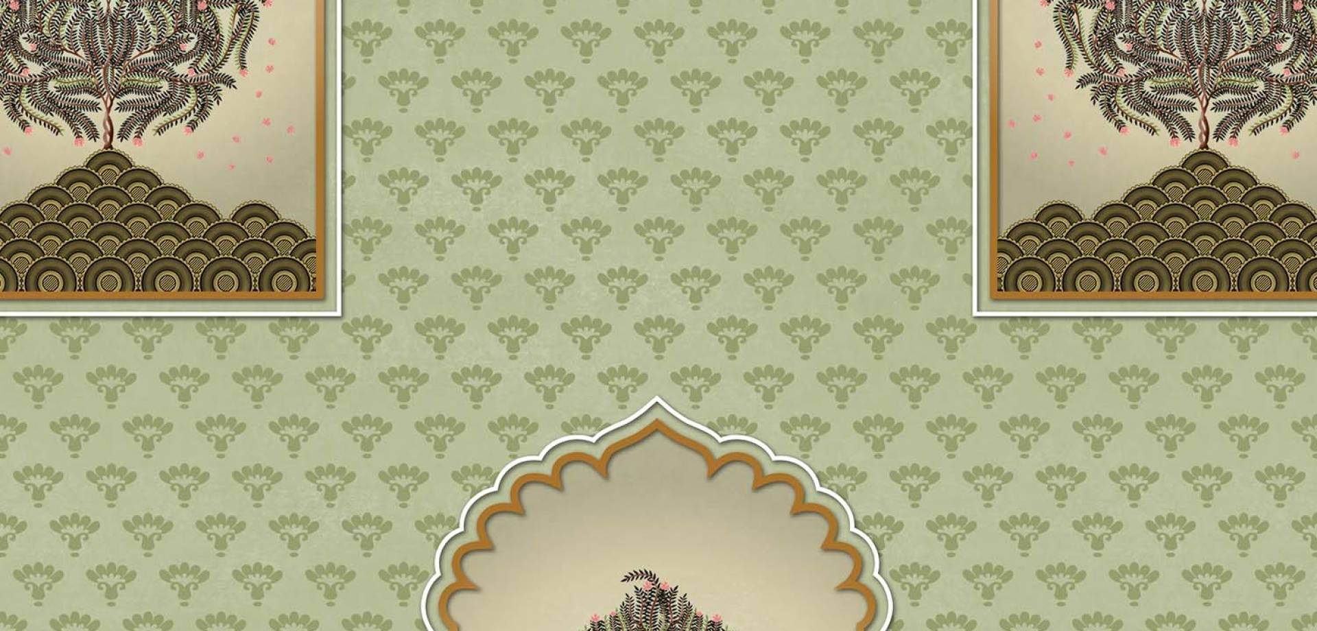 Mint Arch Serenity Wallpaper