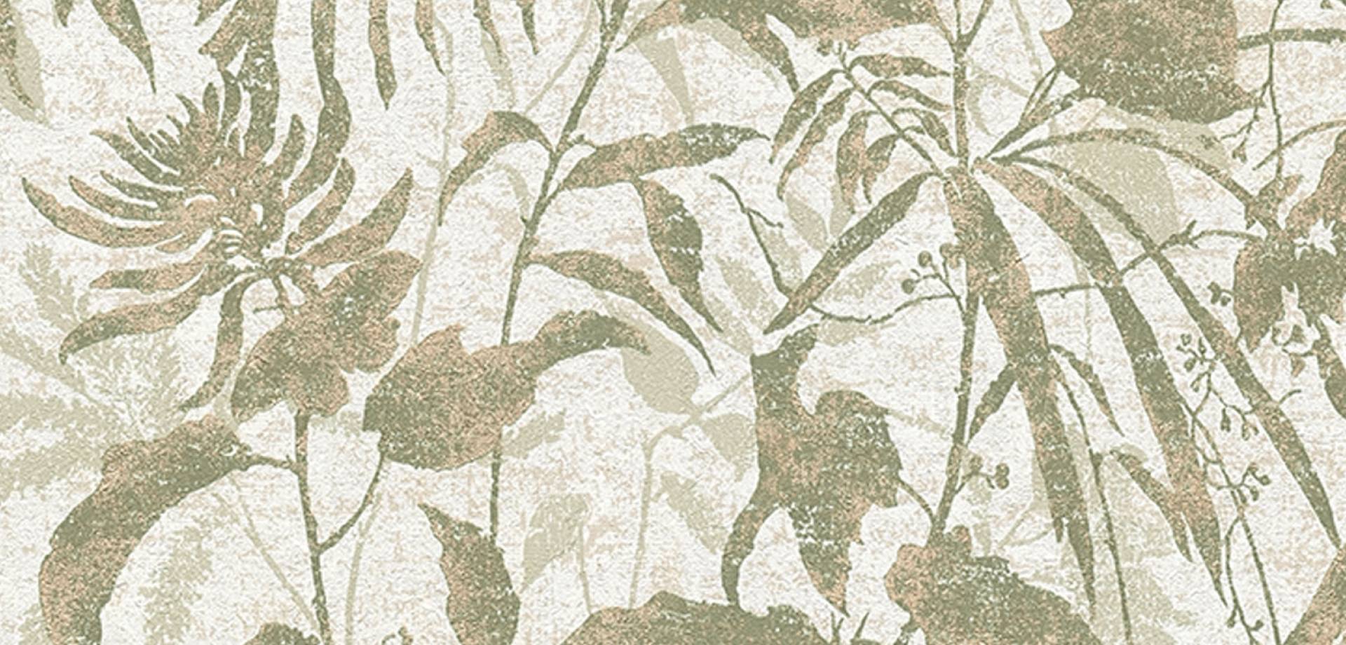 Whispering Leaf Print Wallpaper