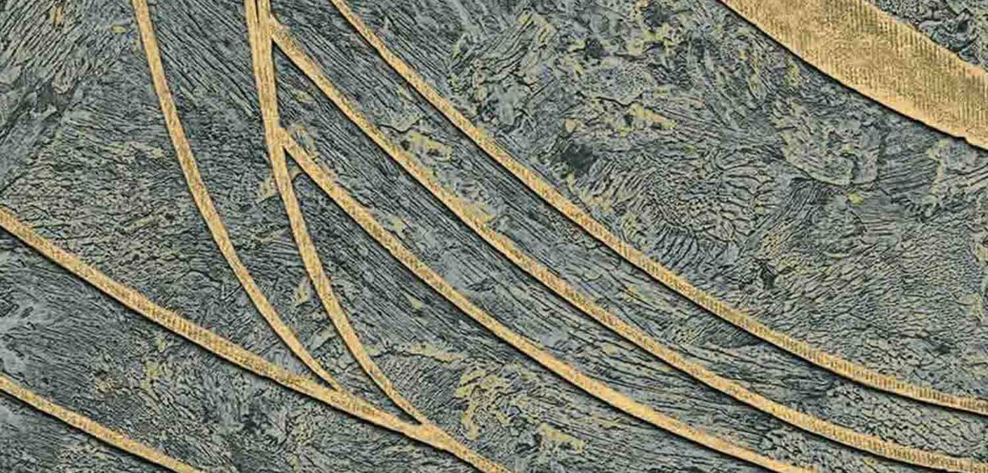 Curve Texture Green Wallpaper