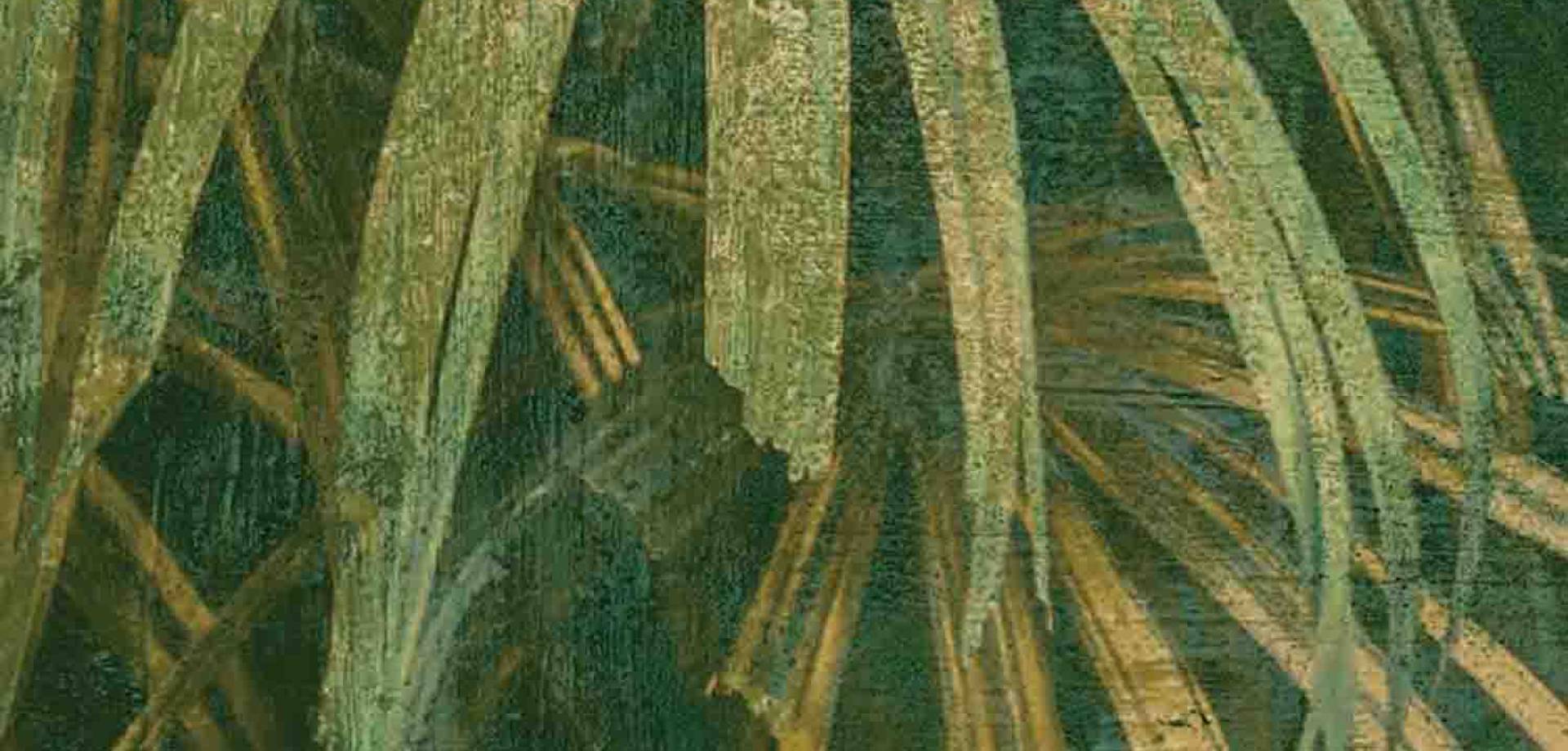 Sand Palm Veil Wallpaper