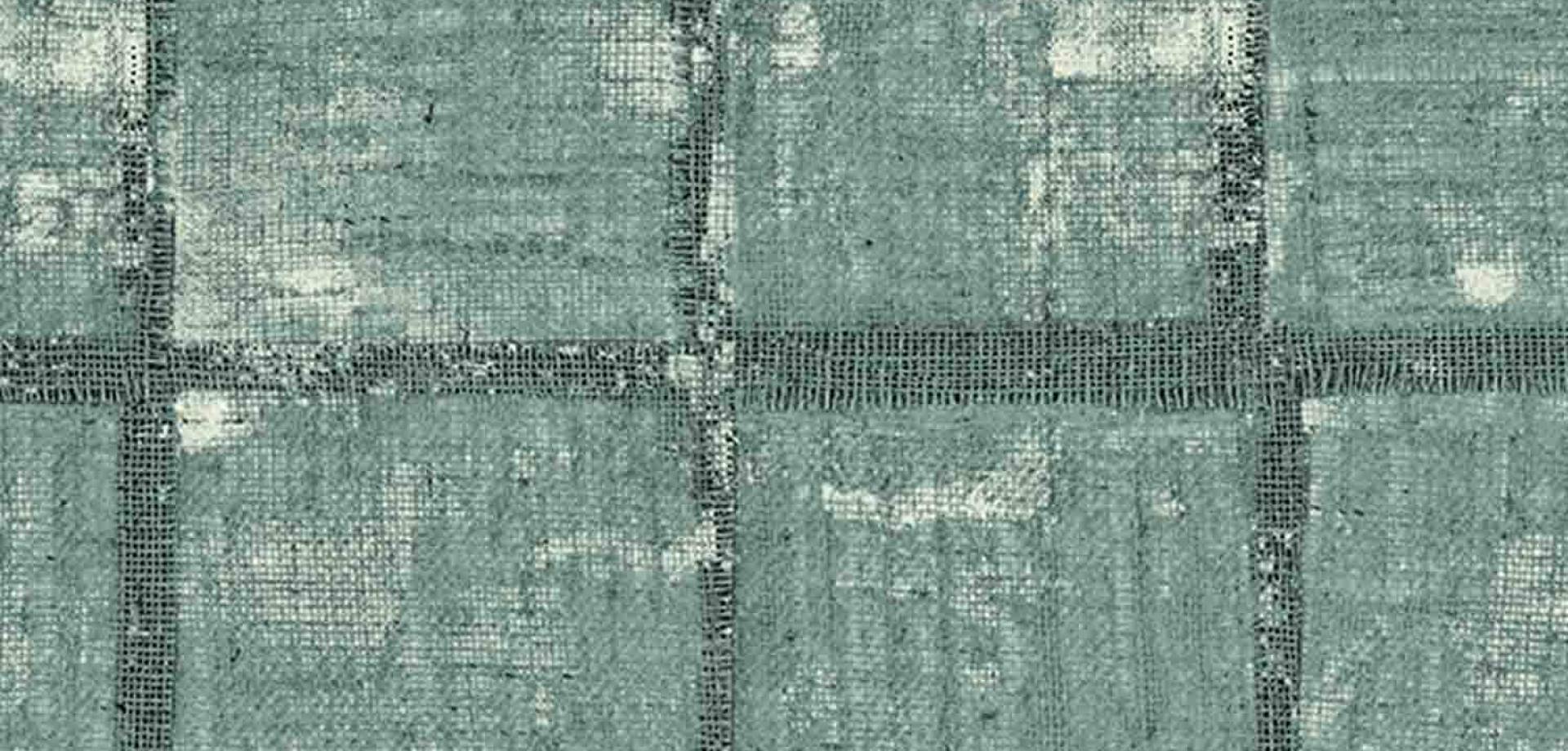 Teal Grid Brush Wallpaper