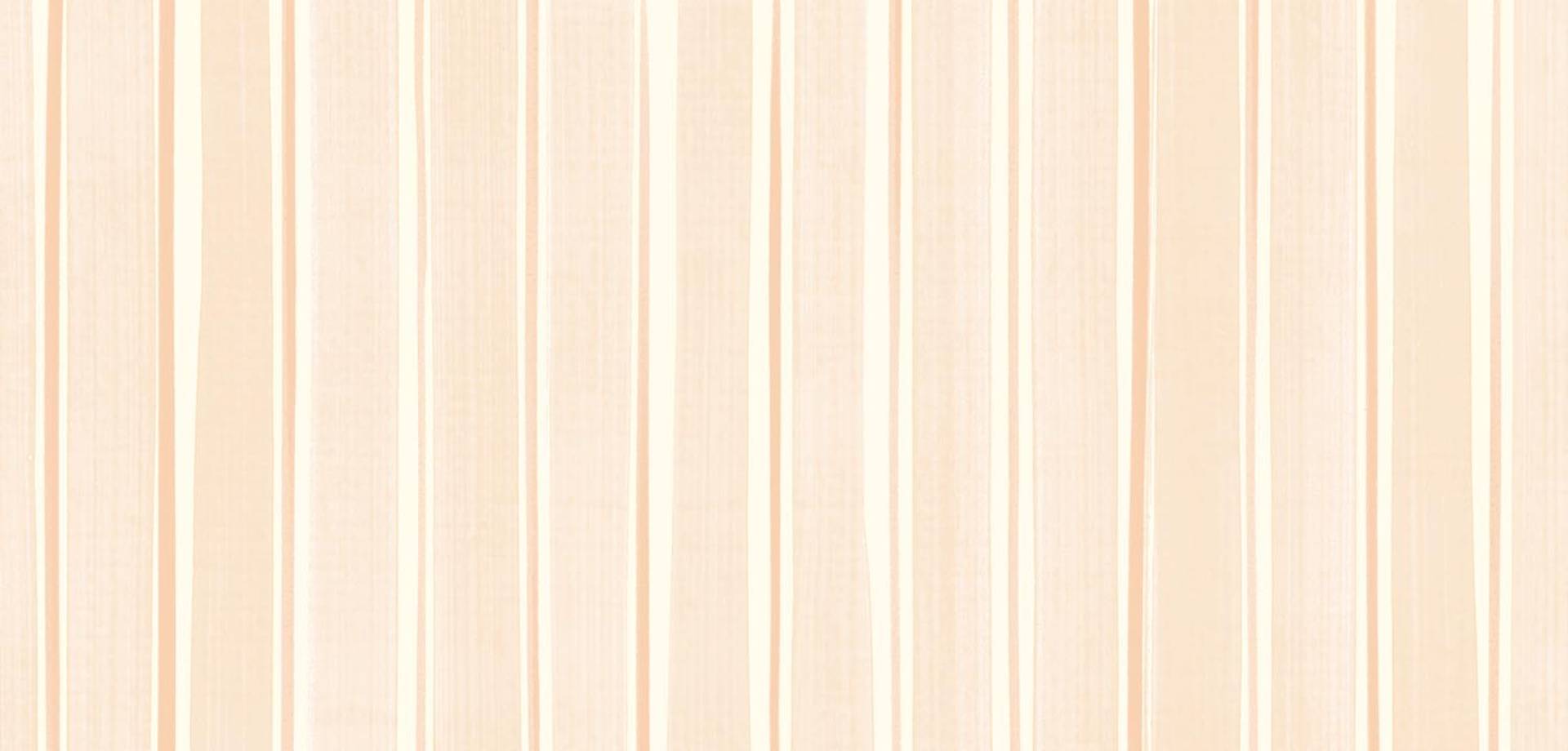 Peach Pinstripe Flow Wallpaper