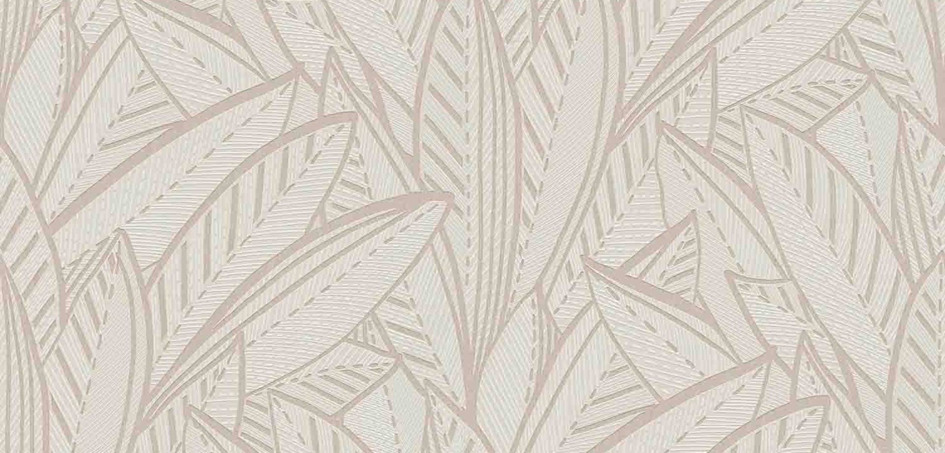 Tribal Sand Leaf Wallpaper