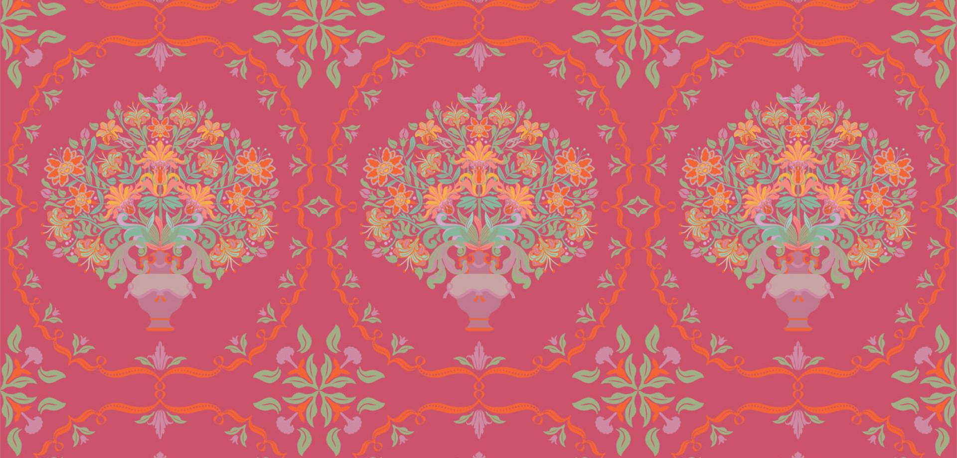 Bundi Rouge Wallpaper