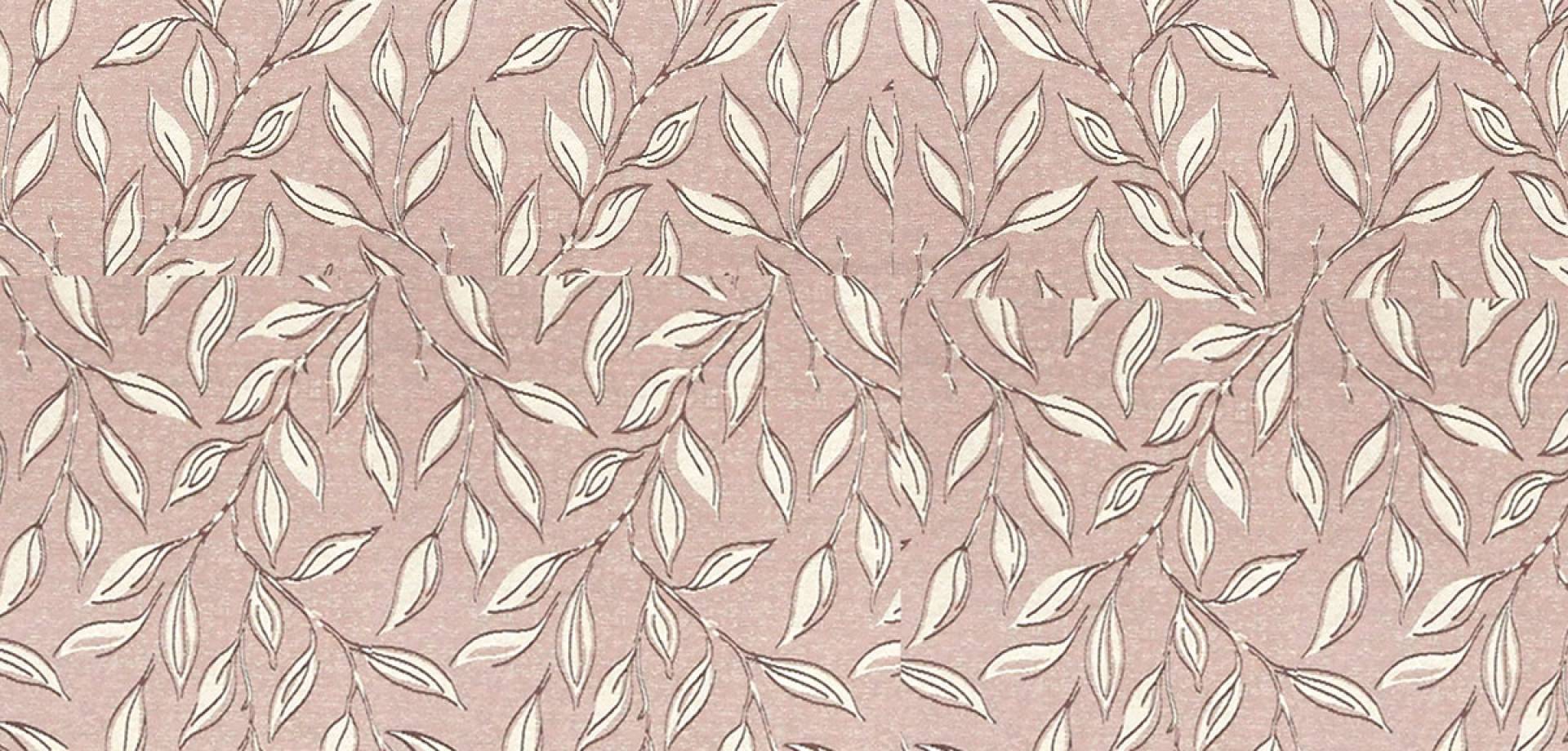 Muted Rose Leaf Trail Blackout Curtain – Engage 4