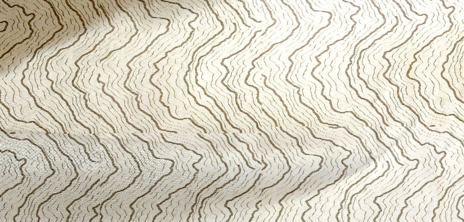 Soft Ivory Wave Curtain