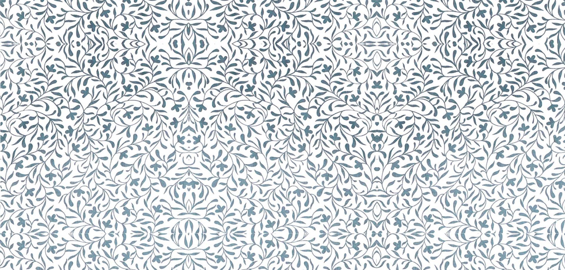 Whispers of Blue Bloom Curtain