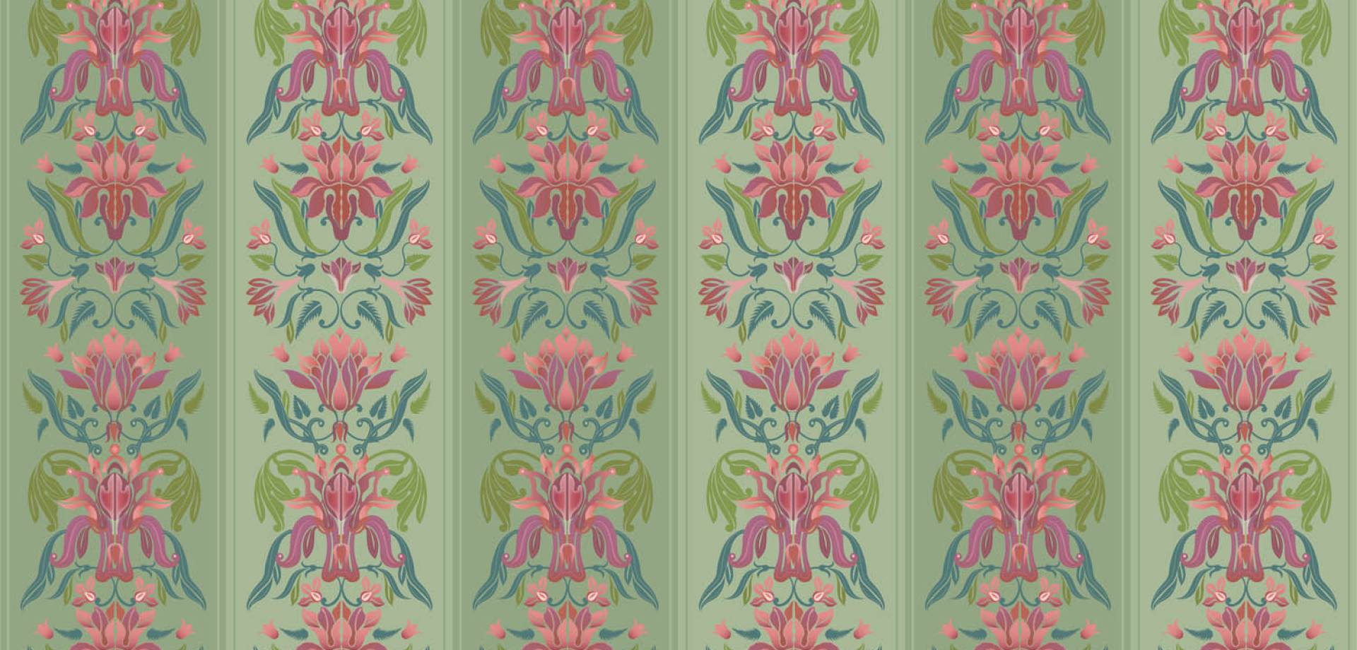Mughal Blossom Wallpaper