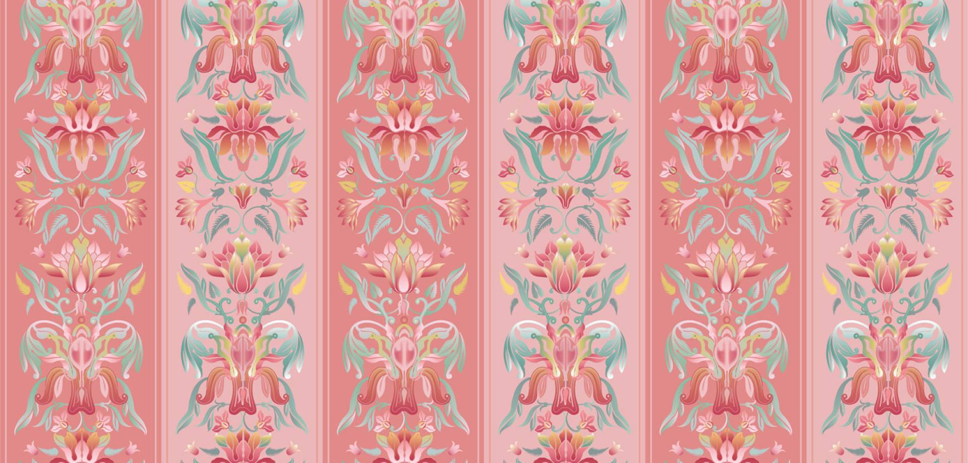 Mughal Rose Wallpaper