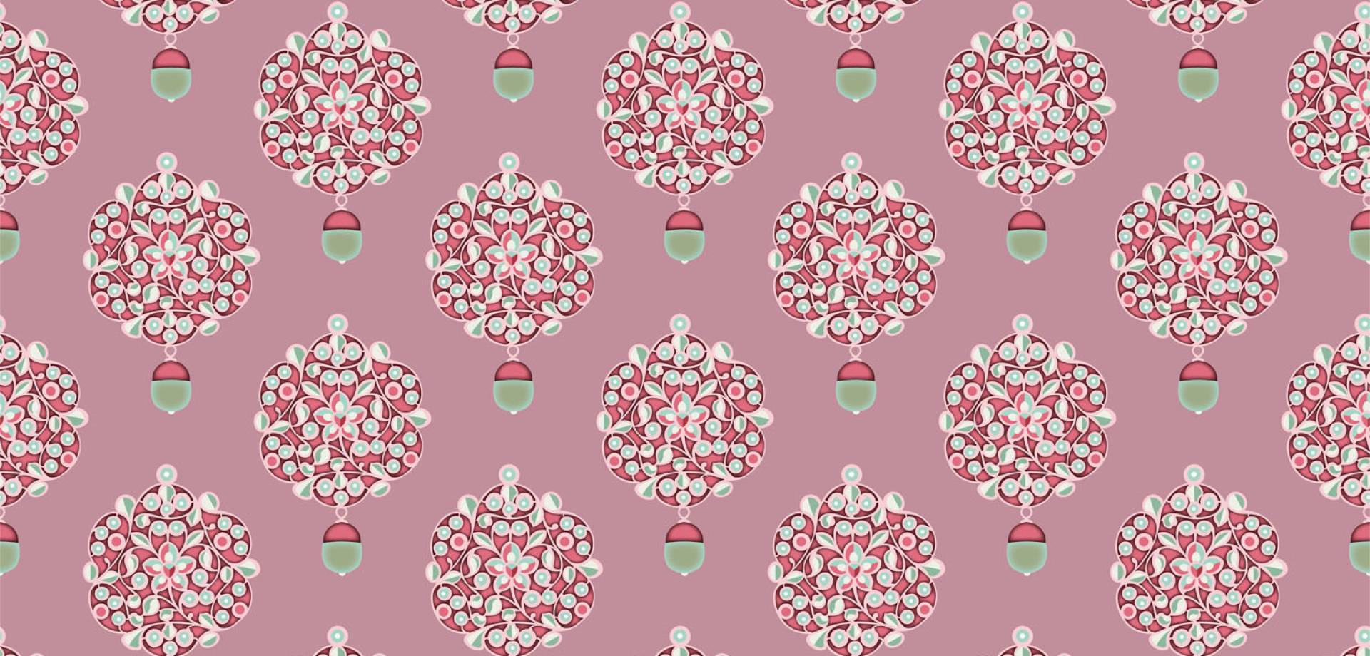 Rosy Gem Bloom Wallpaper
