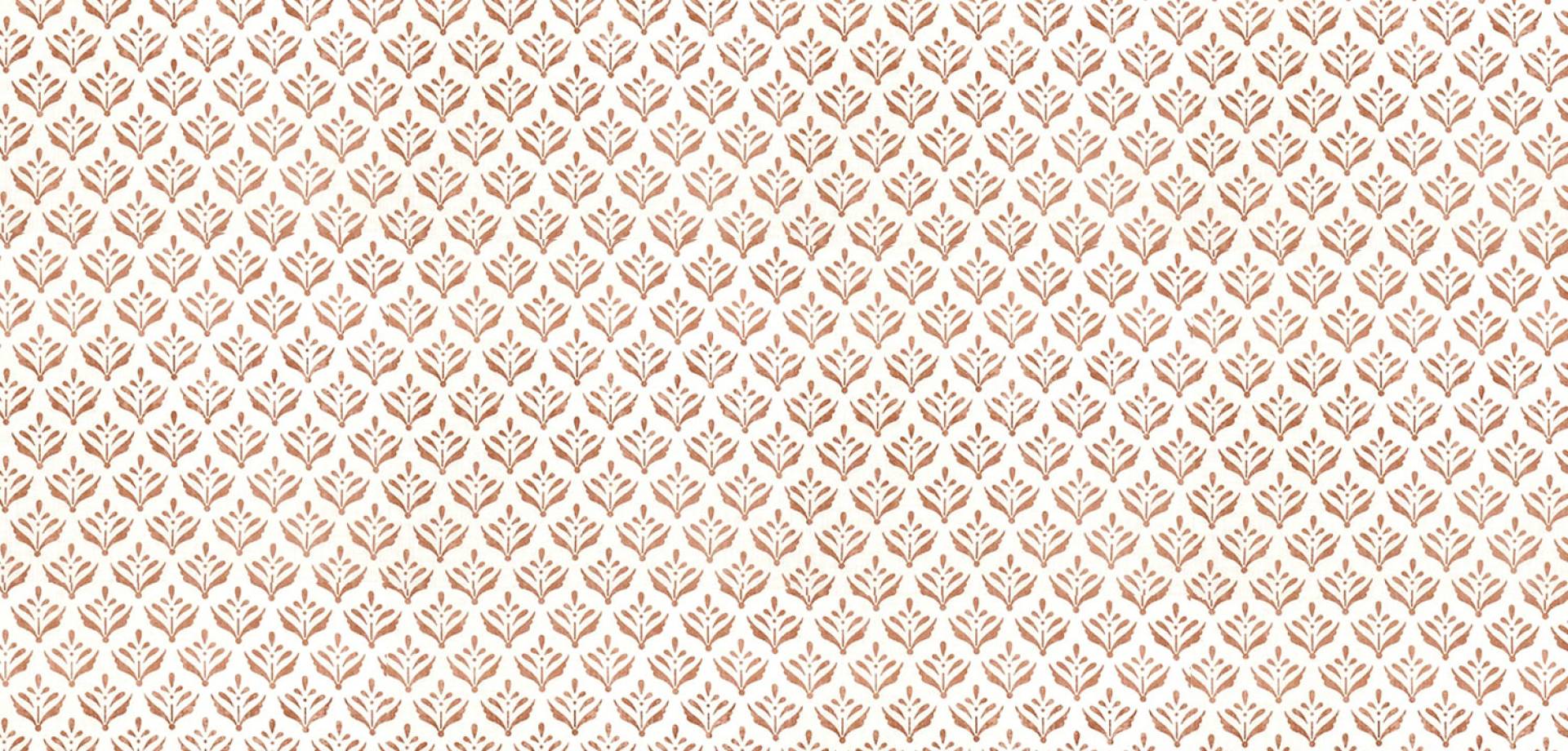 Terracotta Bloom Sheer Curtain