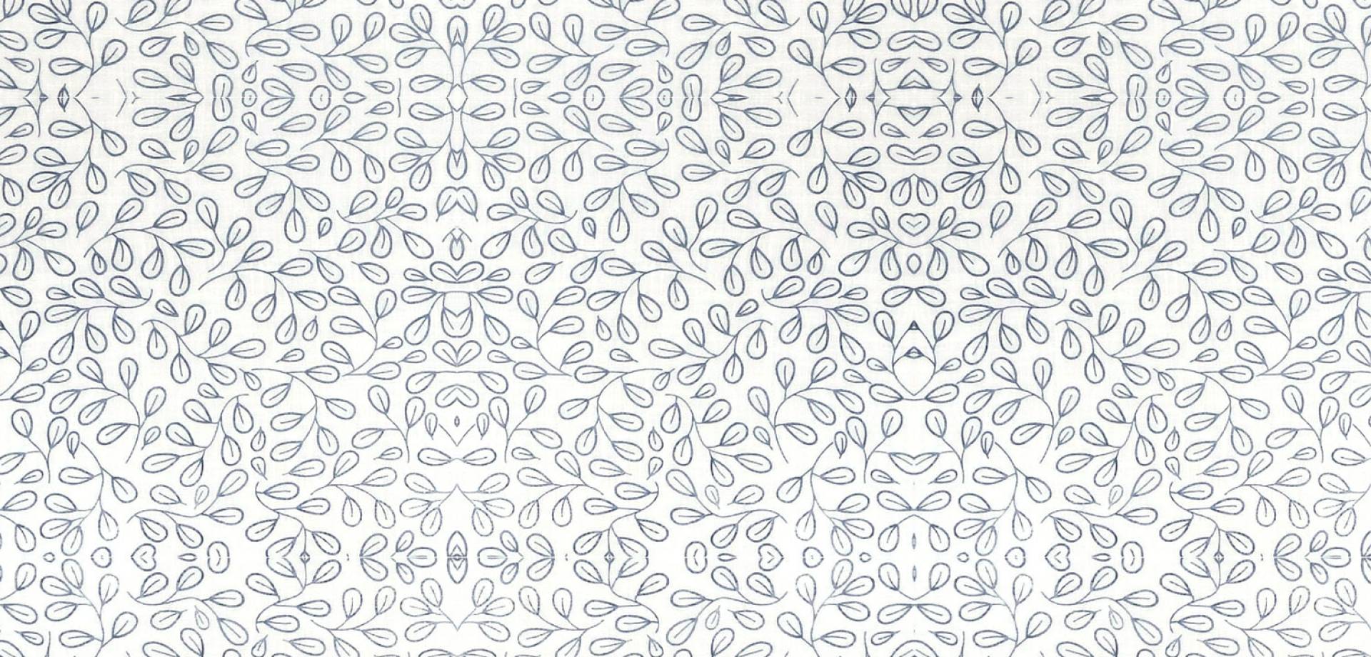 Indigo Vine Sheer Curtain