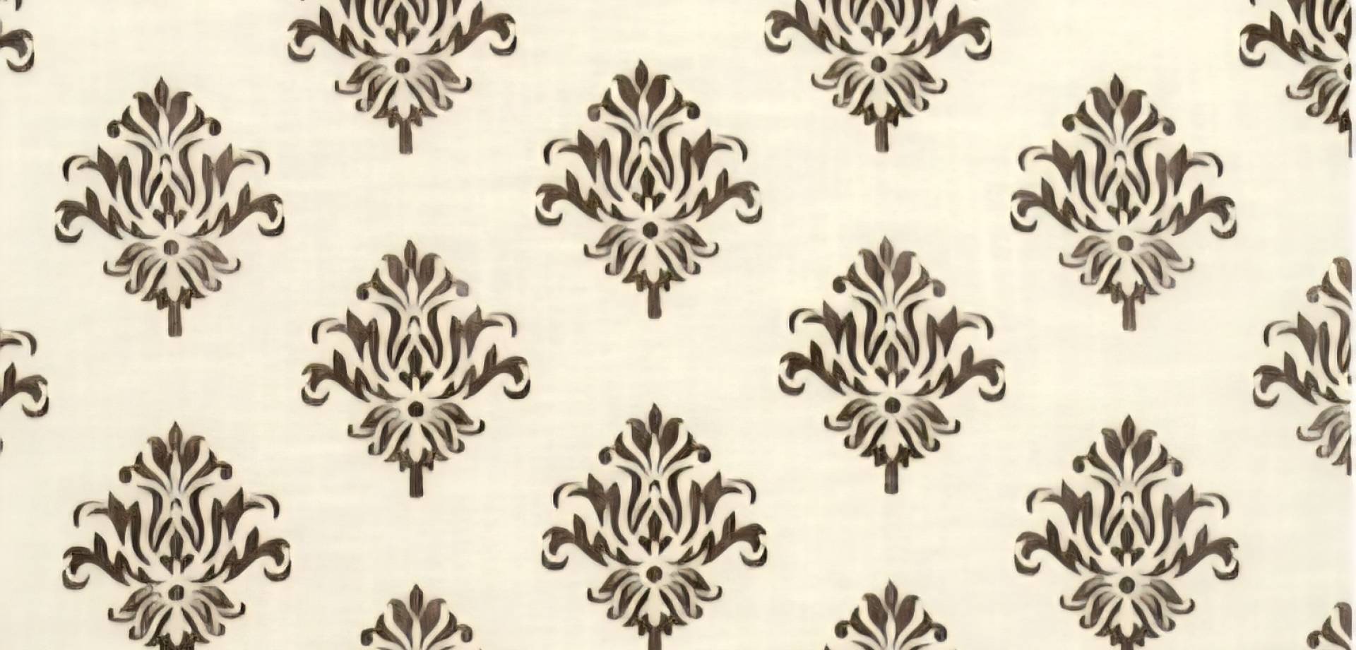 Mauve Damask Sheer Curtain