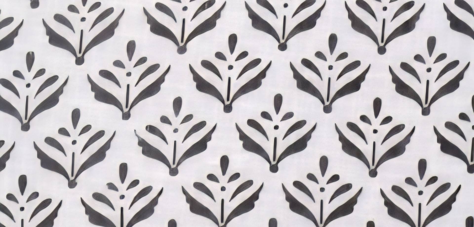 Charcoal Bloom Sheer Curtain