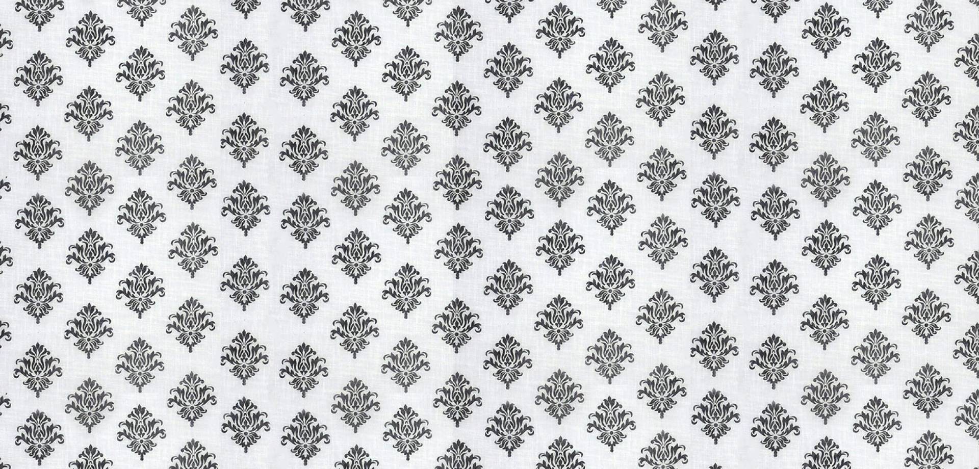 Charcoal Damask Sheer Curtain