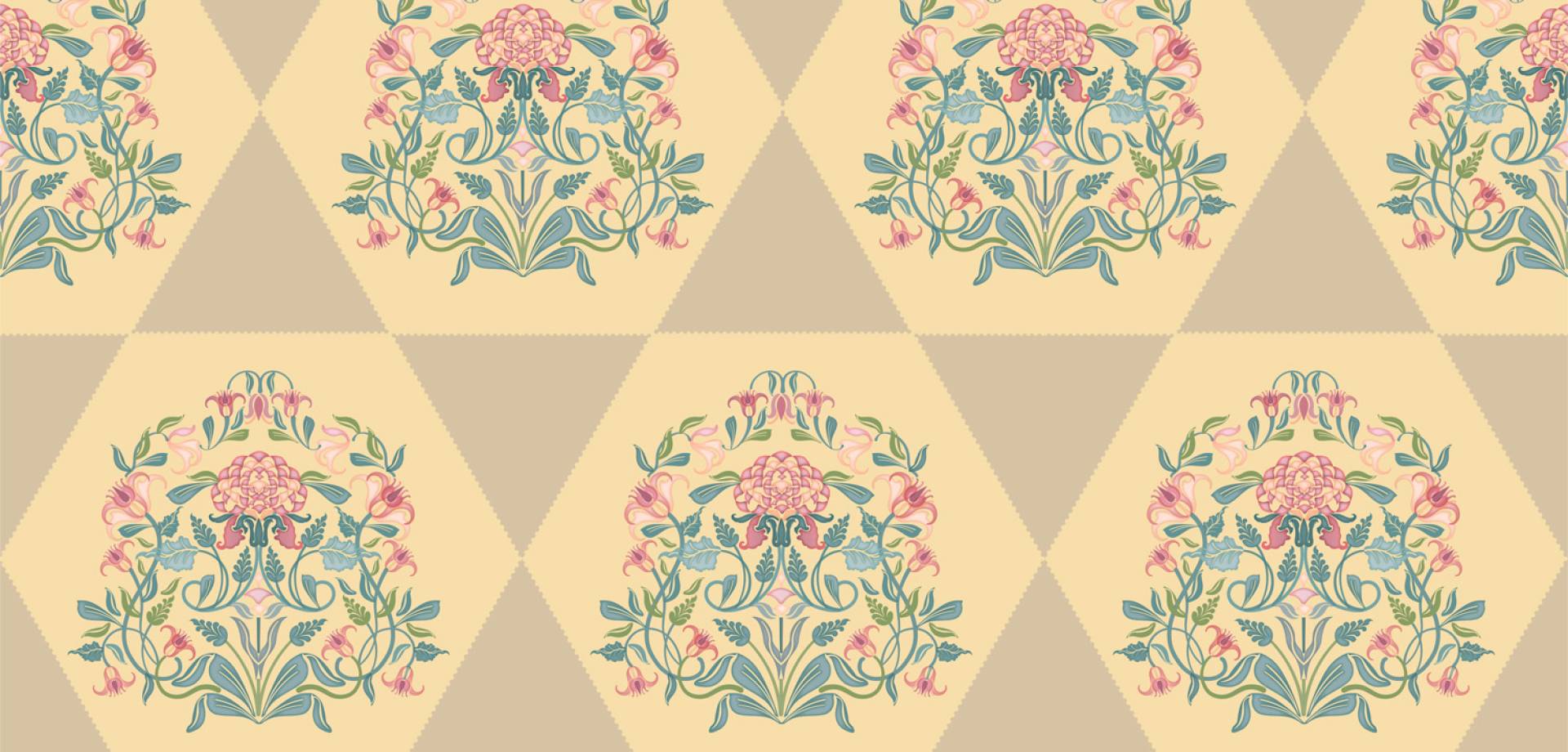 Phool Jali Sand Wallpaper