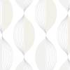 Soft Ivory with Silver Grey Accents