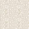 Ivory Beige with Soft Gold Leaf Accents