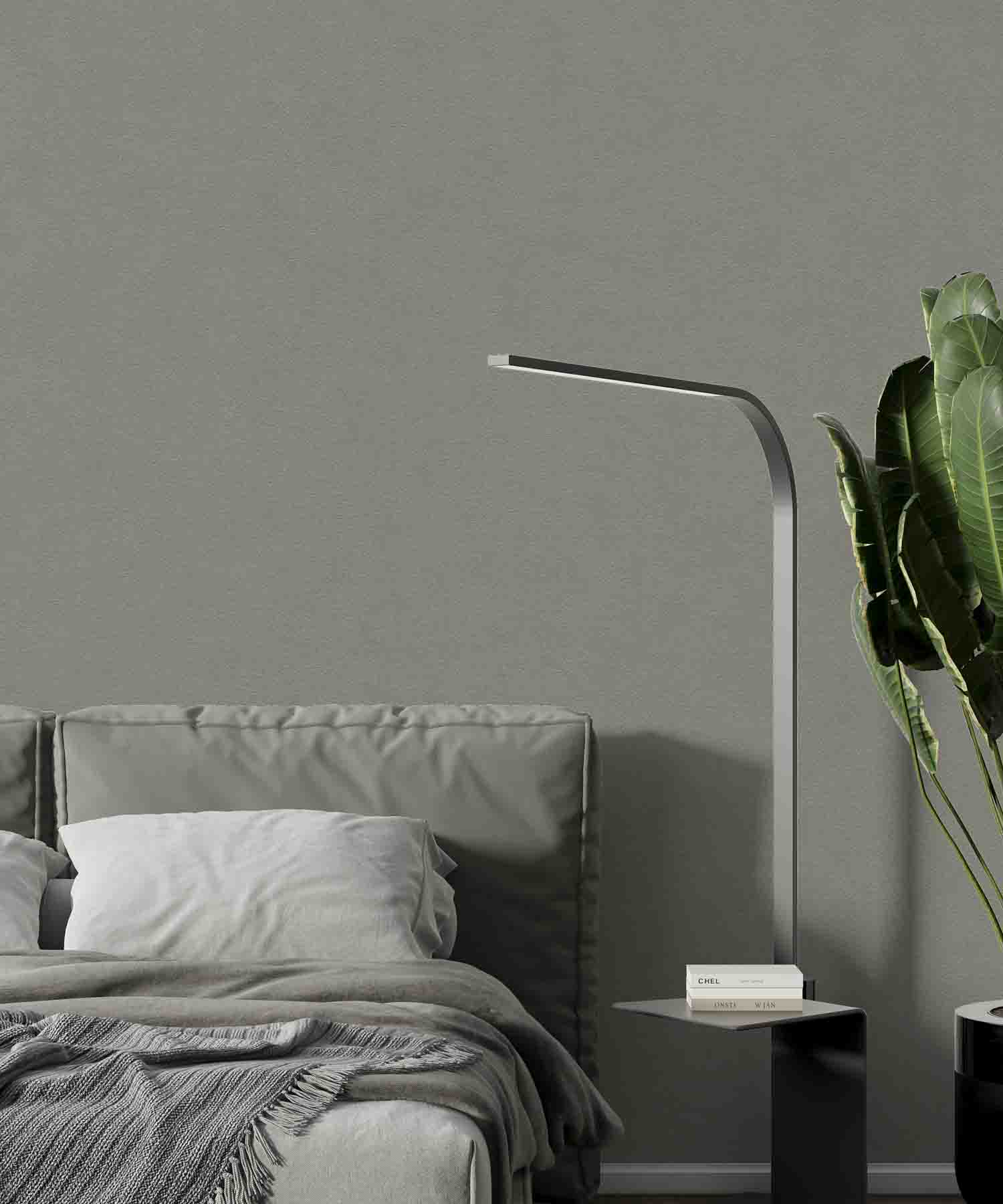 Muted Sage Stucco Wallpaper