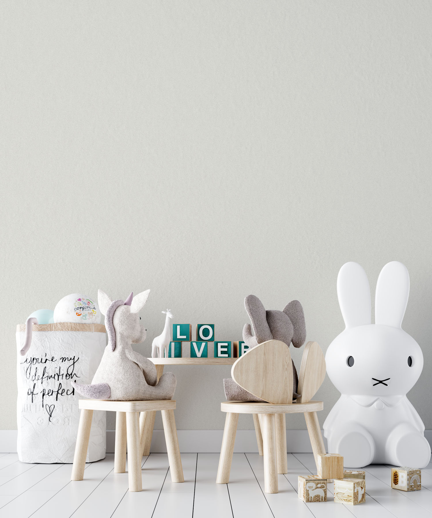 Cloudy Glow Kids Wallpaper