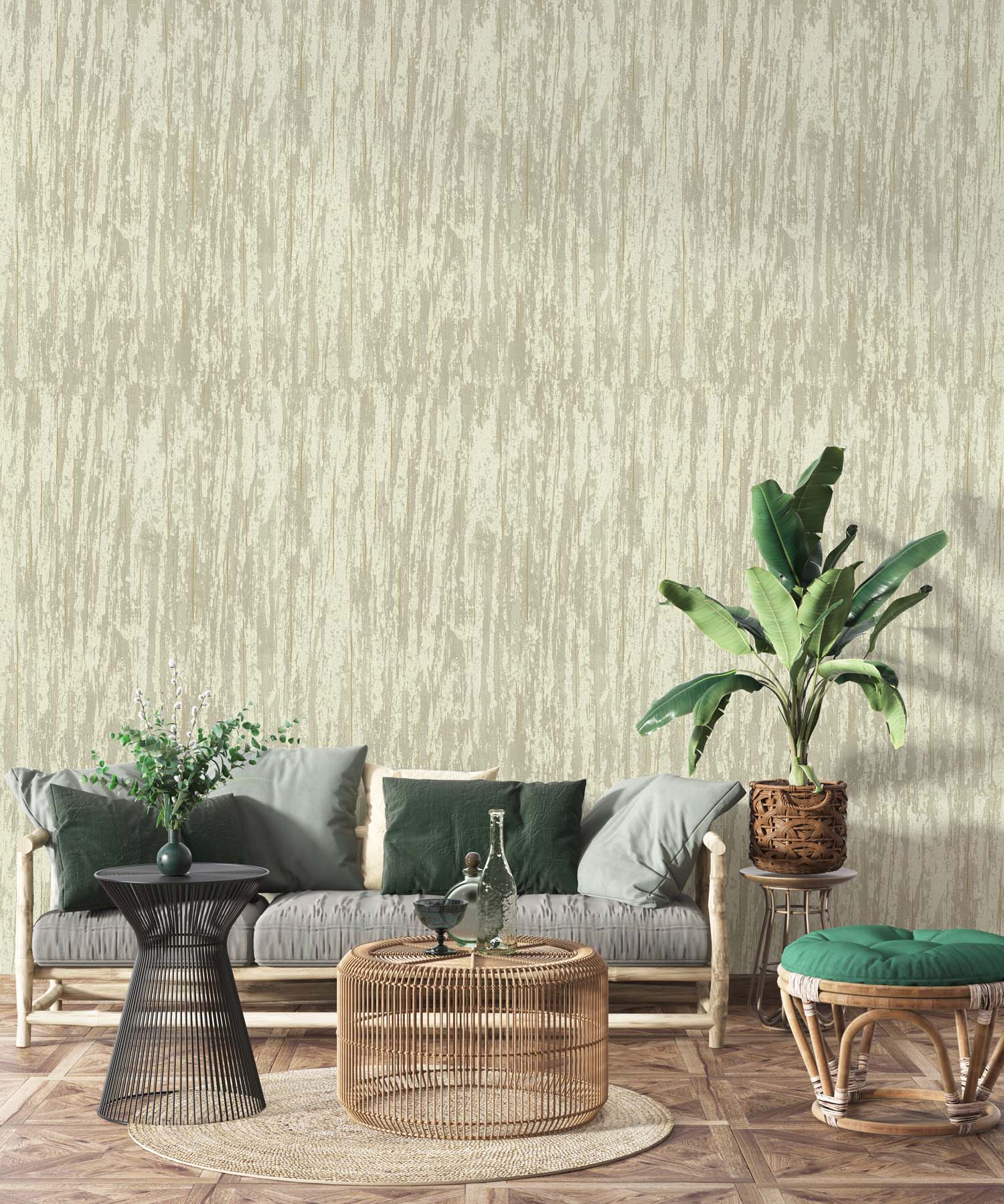 Beige Flow Wallpaper