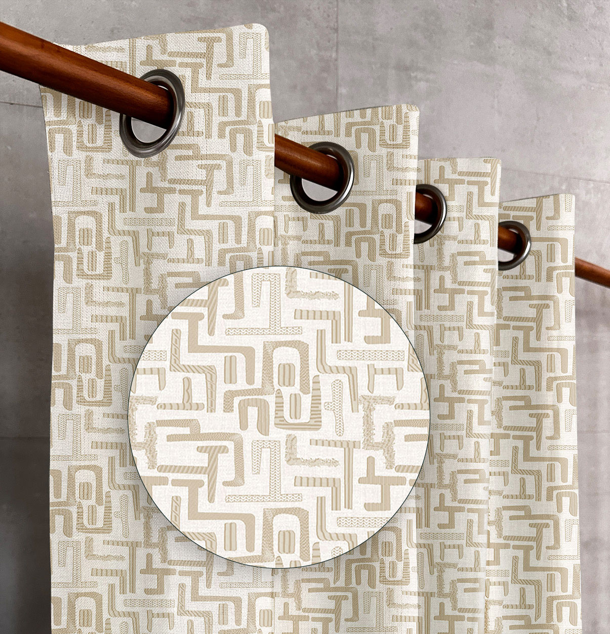 Urban Labyrinth Curtain